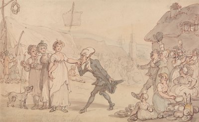 Dr. Syntax avec Kitty Cowslip - Thomas Rowlandson