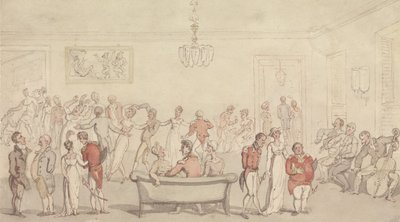 Danse de salon élégante - Thomas Rowlandson