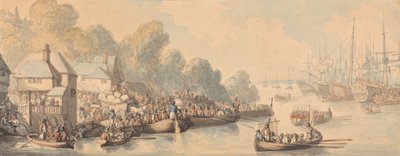 Embarquement à Southampton, le 20 juin 1794 - Thomas Rowlandson