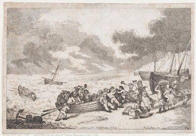 Départ de Brighthelmstone à destination de Diepp[e] - Thomas Rowlandson