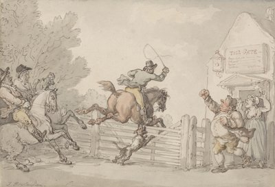 Évitant le péage, vers 1805-10 - Thomas Rowlandson