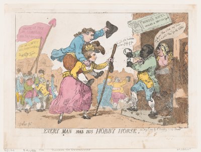 Chaque homme a son dada - Thomas Rowlandson