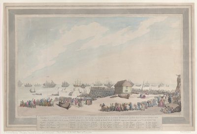 Glorieuse défaite de la marine néerlandaise, 10 octobre 1797, par les amiraux Lord Duncan et ..., 22 octobre 1797 - Thomas Rowlandson