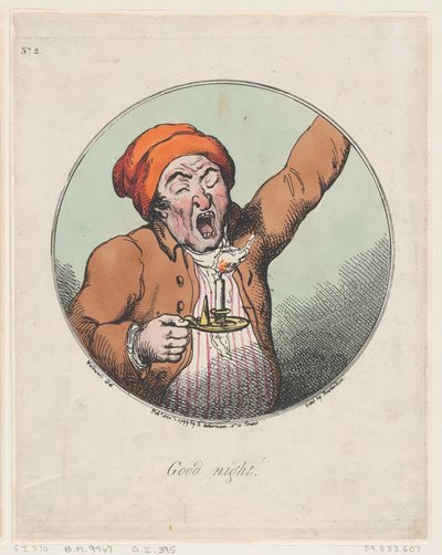 Bonne nuit - Thomas Rowlandson