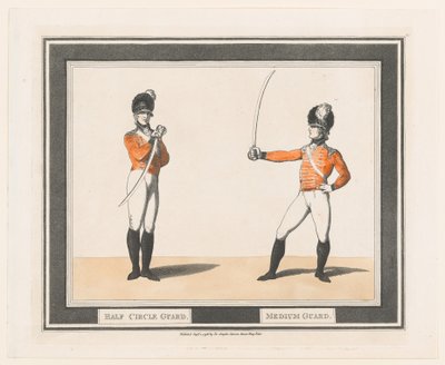 Garde en demi-cercle, garde moyenne, 1er septembre 1798 - Thomas Rowlandson
