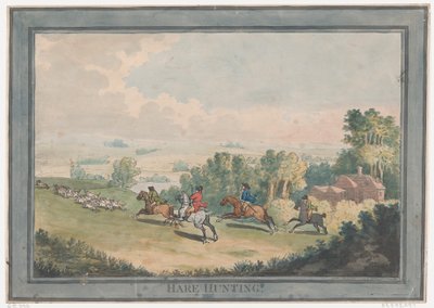 Chasse au lièvre - Thomas Rowlandson