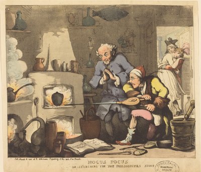 Hocus Pocus, ou la Recherche de la Pierre Philosophale - Thomas Rowlandson