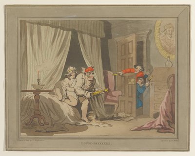 Les cambrioleurs - Thomas Rowlandson
