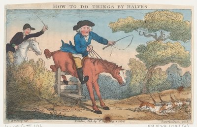 Comment faire les choses à moitié, 4 mai 1808 - Thomas Rowlandson