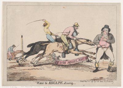 Comment échapper à la défaite, 22 novembre 1791 - Thomas Rowlandson