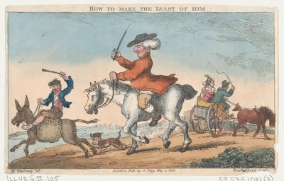 Comment tirer le moins de lui, 4 mai 1808 - Thomas Rowlandson