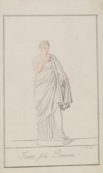 Jeune Fille Romaine - Thomas Rowlandson