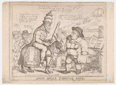 Le péage de John Bull - Thomas Rowlandson