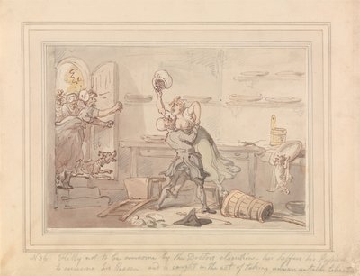 Kitty Overcome - Thomas Rowlandson