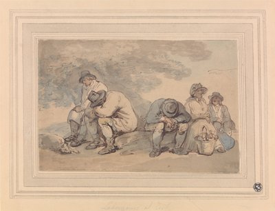 Ouvriers au repos - Thomas Rowlandson