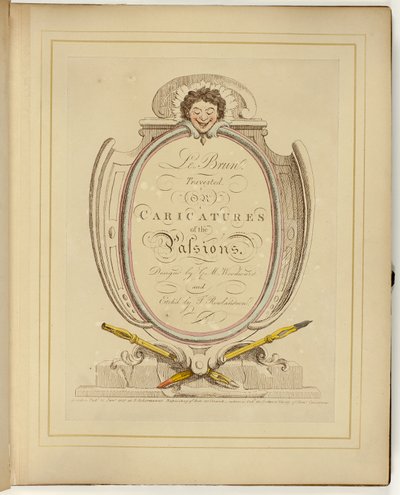 Le Brun travesti, ou les caricatures des passions - Thomas Rowlandson