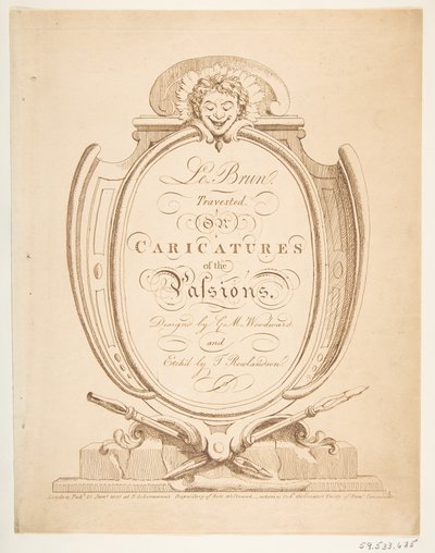 Le Brun Travesti, ou Caricatures des Passions - Thomas Rowlandson