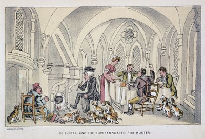 Le docteur à un repas des chasseurs - Thomas Rowlandson