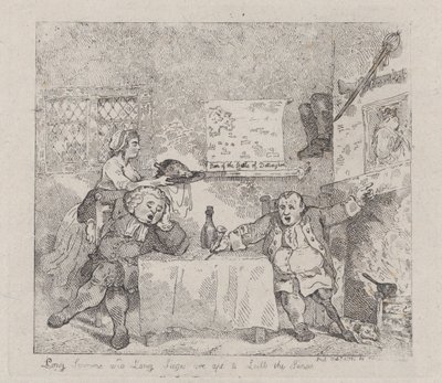 Les longs sermons et les longs sièges sont aptes à endormir les sens, 11 février 1783 - Thomas Rowlandson