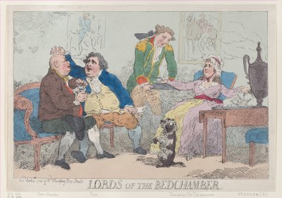 Lords of the Bedchamber, 14 avril 1784 - Thomas Rowlandson