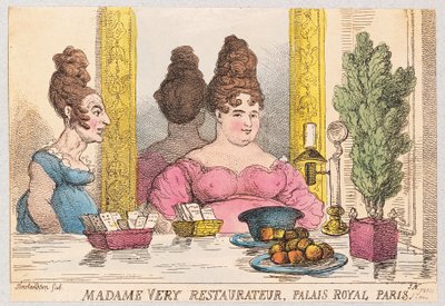 Madame Very, Restaurateur, Palais Royal, Paris - Thomas Rowlandson