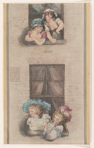 Servantes et maîtresses, 1er décembre 1791 - Thomas Rowlandson