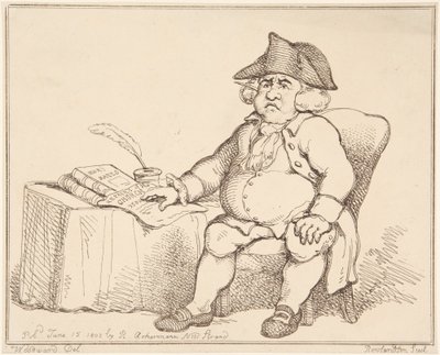 Man at Table - Thomas Rowlandson