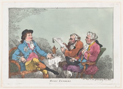 Prêteurs sur gages, 8 novembre 1784 - Thomas Rowlandson