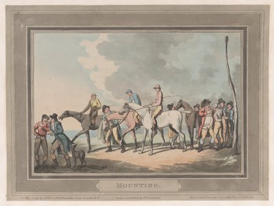 Montée [Le Mont] - Thomas Rowlandson