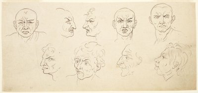 Neuf caricatures - Thomas Rowlandson