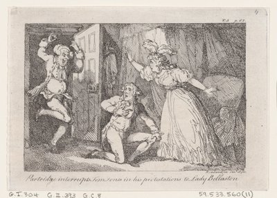 La perdrix interrompt Tom Jones dans ses protestations à Lady Bellaston, de L