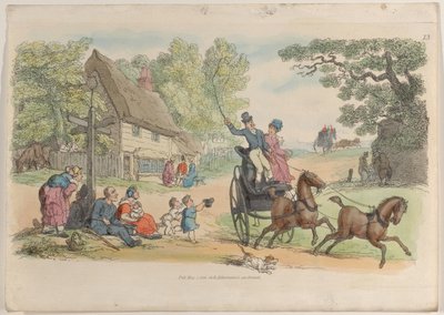 Planche 13, du Monde en Miniature, 1816 - Thomas Rowlandson