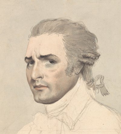 Étude de portrait de John Philip Kemble - Thomas Rowlandson