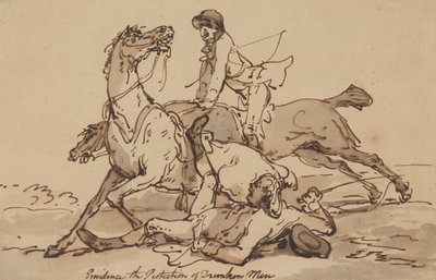 La Providence — La protection des hommes ivres - Thomas Rowlandson