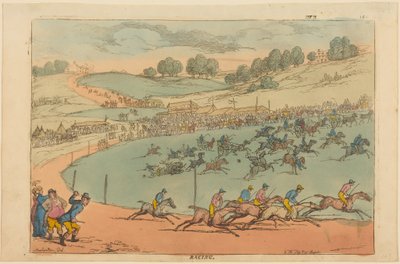 Course automobile - Thomas Rowlandson