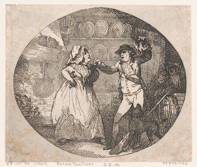 Retour après une activité sportive - Thomas Rowlandson