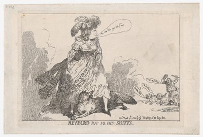 Reynard mis à ses tours, 23 avril 1784 - Thomas Rowlandson