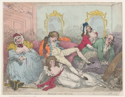 Route de la ruine, 1785 - Thomas Rowlandson