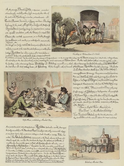 Tour de Rowlandson en chaise de poste, 1782 - Thomas Rowlandson