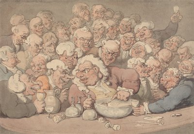 Servir le punch - Thomas Rowlandson