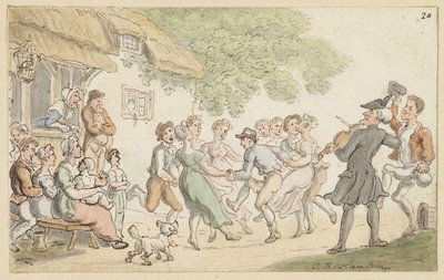 Étude pour Dr. Syntax et Sports Ruraux - Thomas Rowlandson
