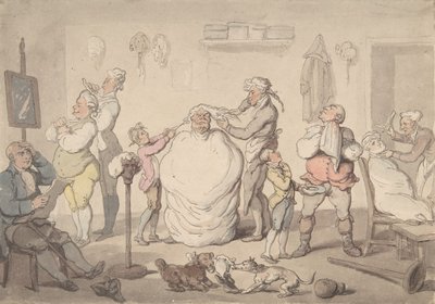 Le salon de coiffure - Thomas Rowlandson