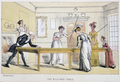 La table de billard - Thomas Rowlandson