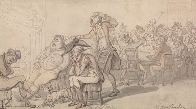 La salle du club - Thomas Rowlandson
