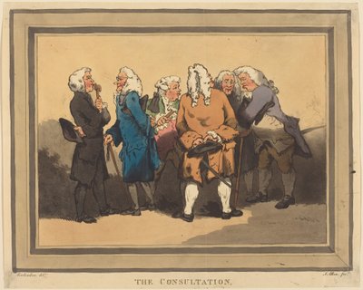 La consultation - Thomas Rowlandson