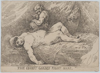 Le Cauchemar de Covent Garden - Thomas Rowlandson
