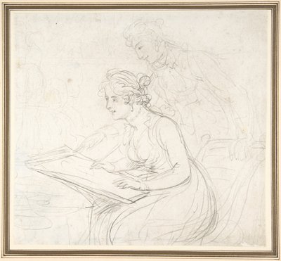 La leçon de dessin - Thomas Rowlandson