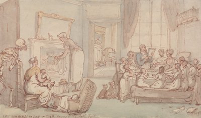 La famille des enfants - Thomas Rowlandson