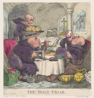 Le saint frère, 6 mai 1807 - Thomas Rowlandson