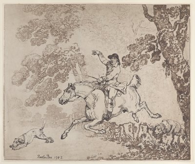 Le chasseur - Thomas Rowlandson